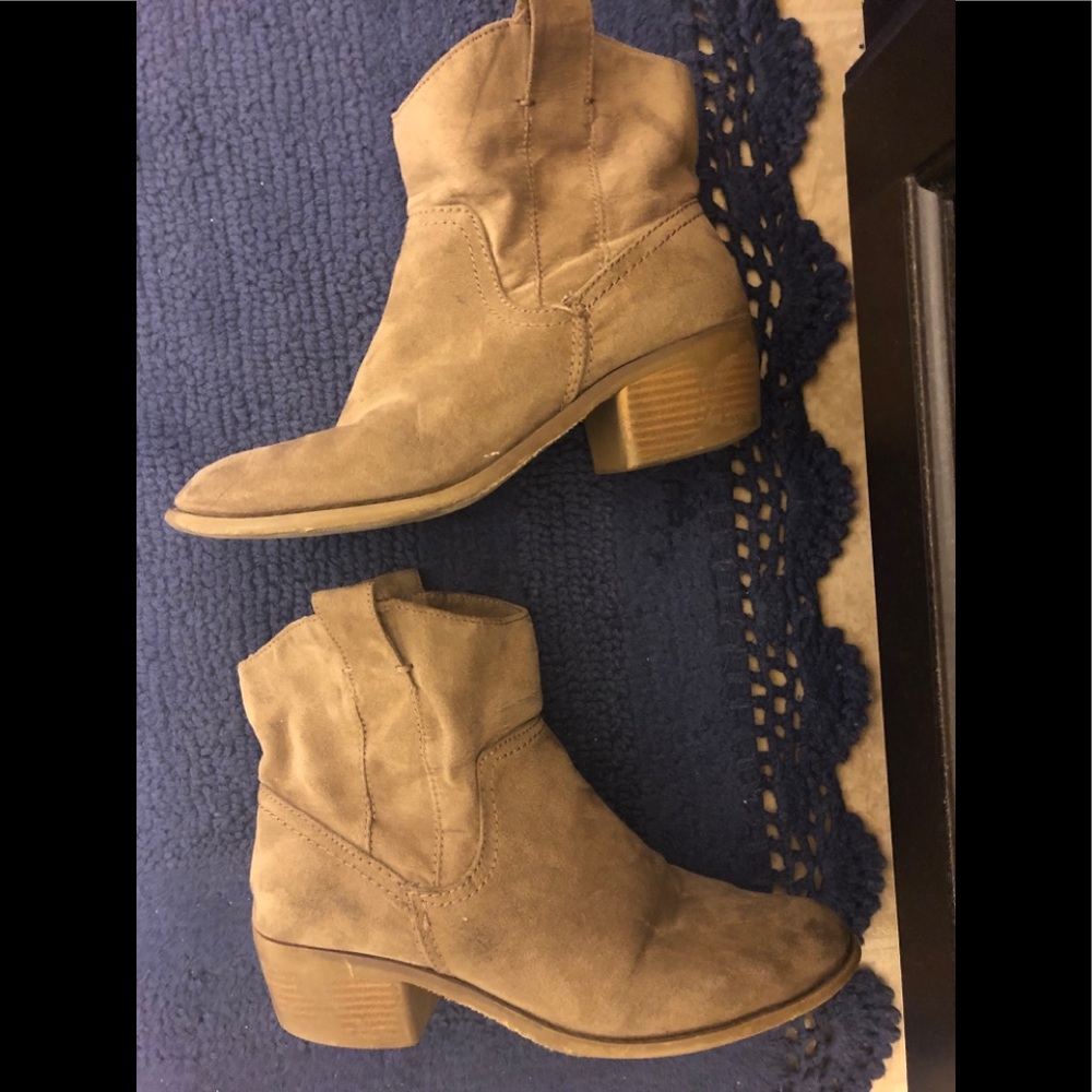 Suede Booties